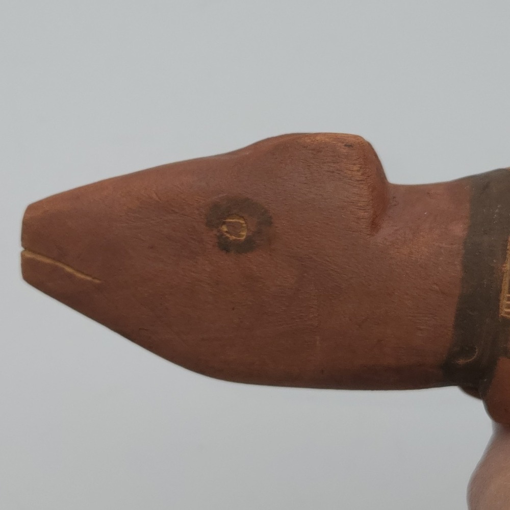 Australia Aboriginal Possum Totem Carved Painted Wood Animal Arnhem Land 13.25" - Picture 14 of 16